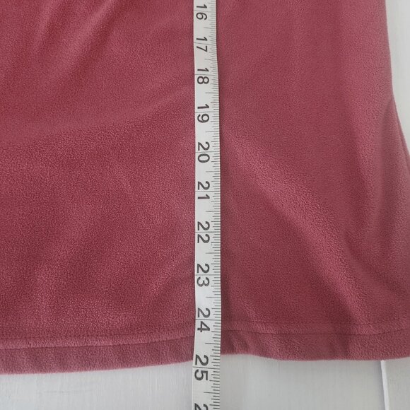 Women's The North Face TKA 100 1/4 zip Pullover Rose/Blush Large - Picture 5 of 16
